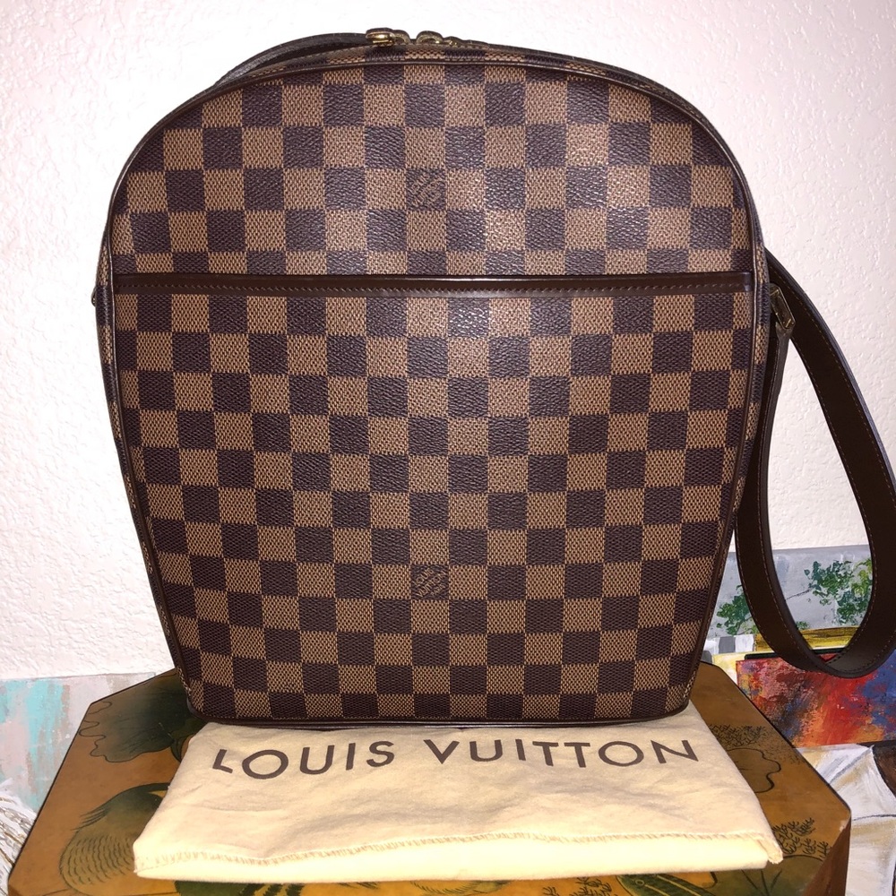 Authentic LV Damier Ebene Ipanema GM